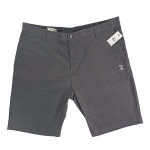 Volcom VMonty Chino Shorts‎ Mens 40 Gray